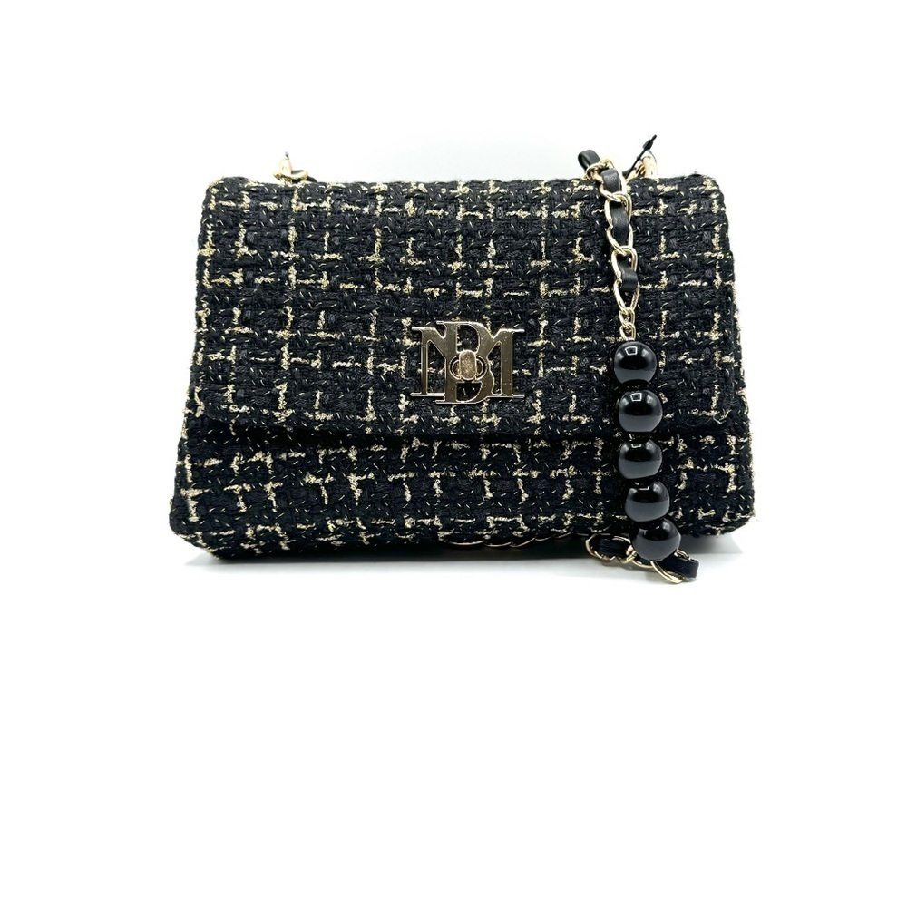 Badgley Mischka Tweed Crossbody NIP